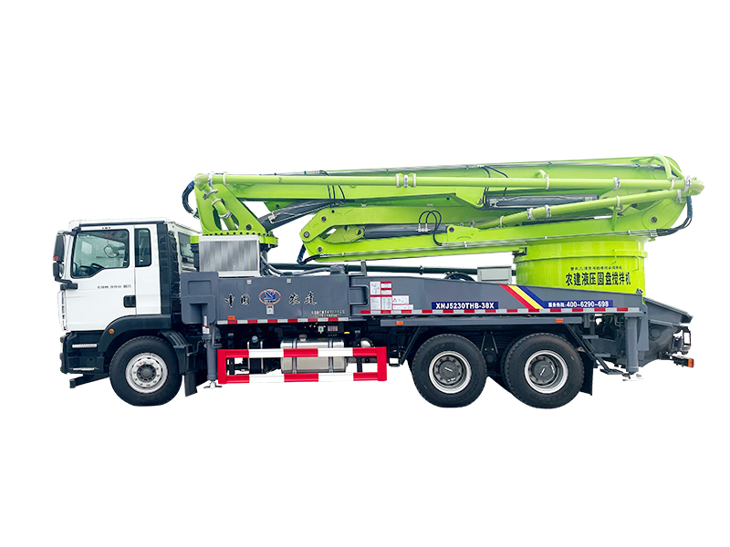 38M圓盤(pán)攪拌泵車